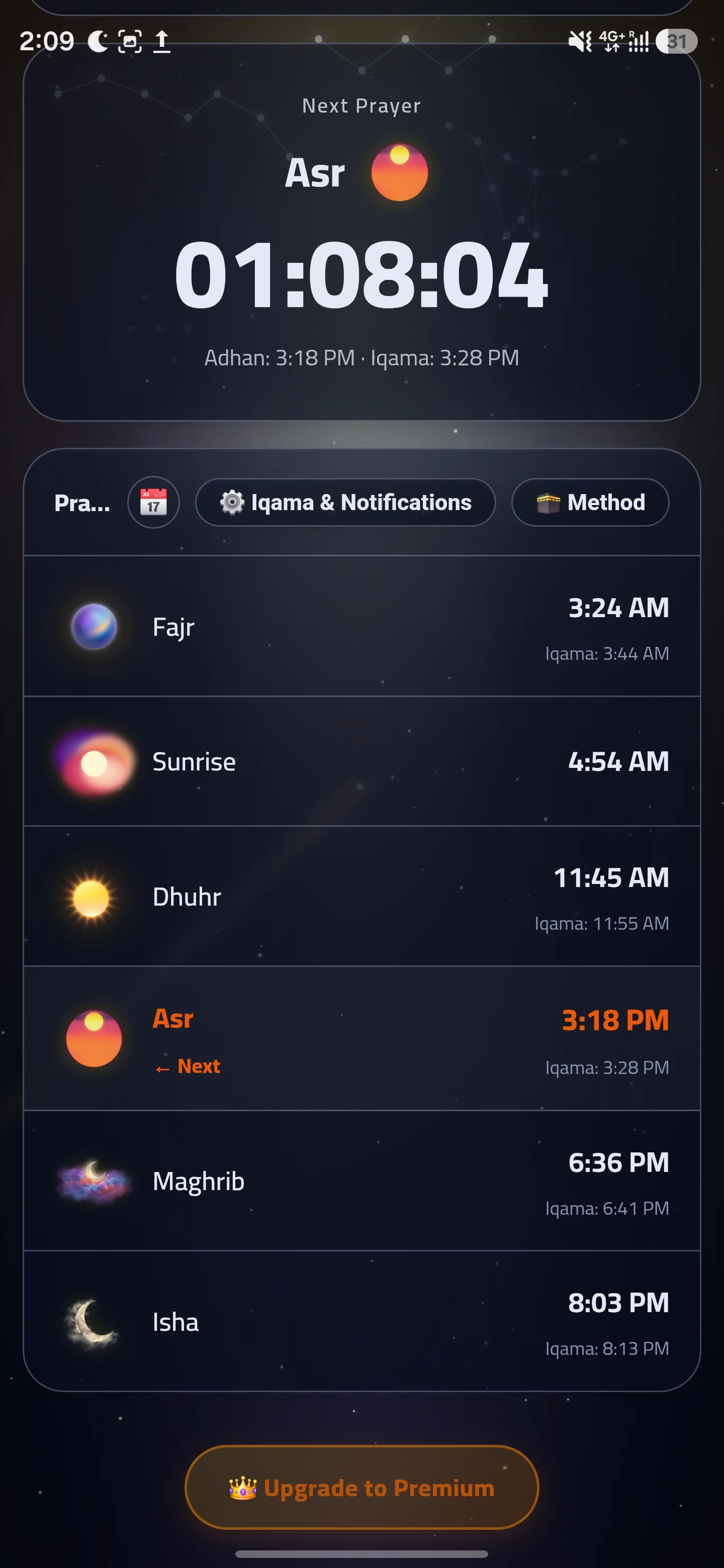 Athkar Premium: Prayer Times screenshot